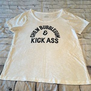 Chew Bubblegum & Kick Ass Top